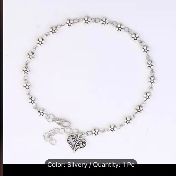 Floral anklet/Bracelet - Picture 2 of 11